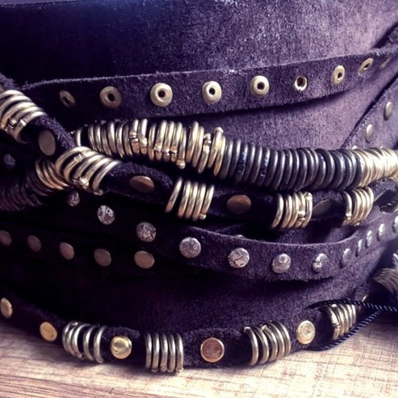 Dark Brown Italian Leather Belt main image 6